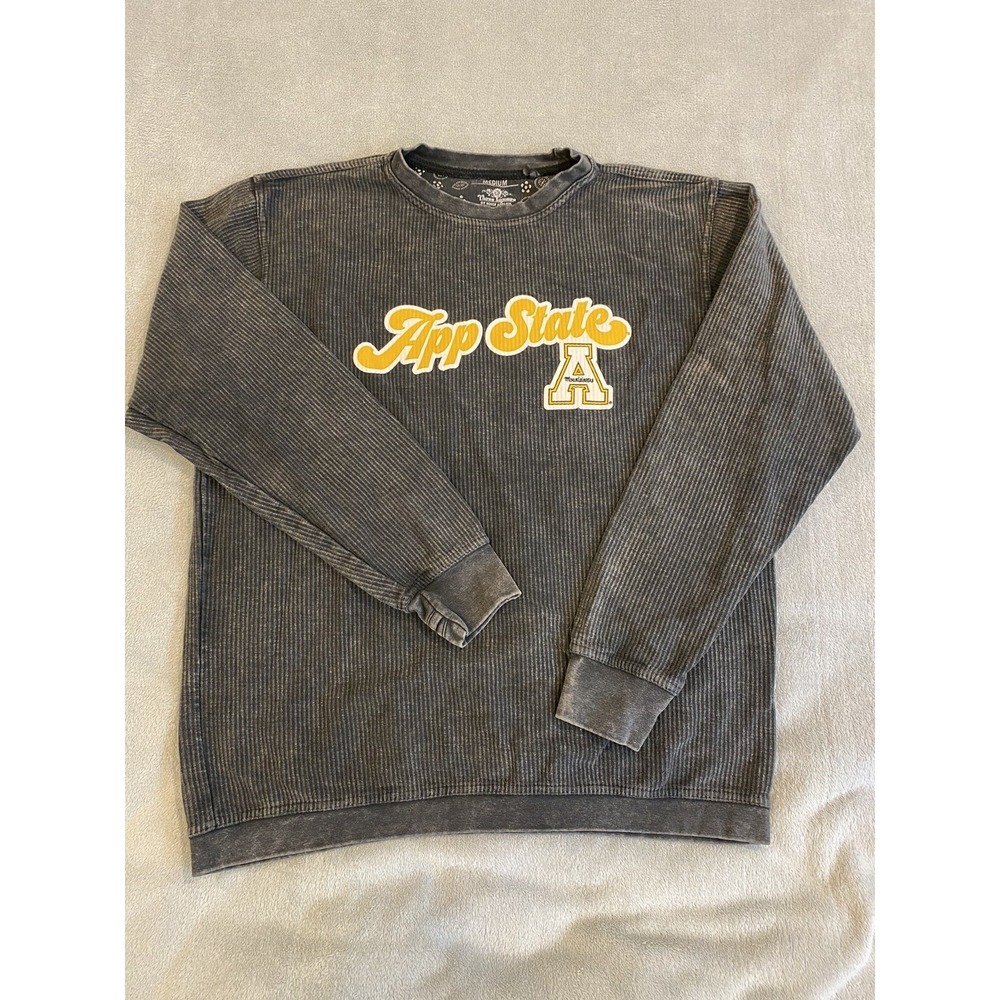 Mens Three Square By Royce App State Mountaineers Long Sleeve Pullover Sweater M
